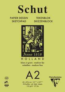 Clairefontaine Block Petit grain A2 w 125g 50Bl