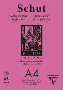 Clairefontaine Block Petit grain A4 w 180g 70Bl