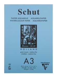 Clairefontaine Aquablock P.Grain A3 w 250g 30Bl