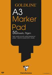Clairefontaine Goldline Bbleedproof marker pad A3