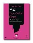 Clairefontaine Typo/Detailed pad A4 50 sheets