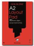 Clairefontaine Gololine Layout pad 80sh A2 50g