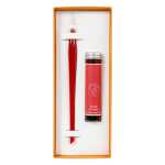 Herbin JH Set Glasfeder rot 15ml Tinte rot
