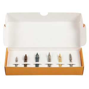 Herbin JH Box mit 6 Kalligrafiefedern