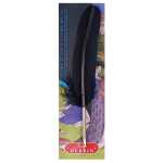 Herbin Gänsefeder 28cm Metallfeder blau
