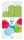 Clairefontaine Set Seide 3 Pompons Ø30x1 Ø40x2 gr