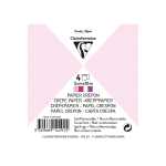 Clairefontaine 4xKreppband 5cmx10m sort. rosaton