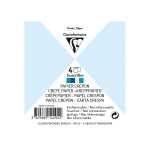 Clairefontaine 4xKreppband 5cmx10m sort. blauton