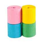 Clairefontaine 4xKreppband 5cmx10m sort. frühling