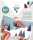 Clairefontaine POP-UP Karte 135x135+Umschl Rentier