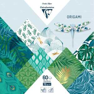 Clairefontaine Origami 60Bl 15x15 Floraler Chic