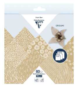 Clairefontaine Origami 60Bl 3 Formate Kraft floral