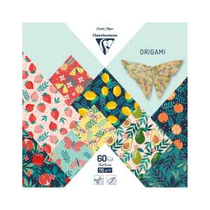 Clairefontaine Origami 60Bl 15x15 Obstgarten