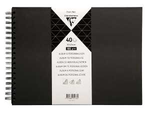 Clairefontaine Album personalisieren 40Bl sw 32x24