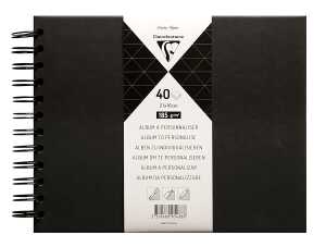 Clairefontaine Album personalisieren 40Bl sw 21x16