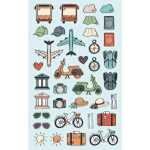 Clairefontaine TRAVELERS NOTEB 12x17,5cm Paradise