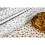 Clairefontaine Seidenpapier 4Bg 50x75 Sterne gold