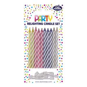 Exacompta Set 10 Kerzen und Kerzenhalter