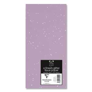 Clairefontaine Seide Packung 6 Bl 50x70 lilas/foil