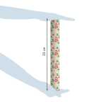 Clairefontaine Tiny Rolls 80g 5x0,35m Rote Blumen