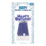 Clairefontaine 36 Kerzen für Kuchen blau