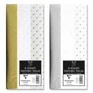 Clairefontaine Seide Packung 6 Bl 50x70 feier st