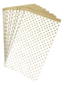 Clairefontaine 50 Tüten kraft, 21x37+7 weiß Pkte