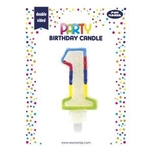 Clairefontaine Kerze Zahl, 1 5033601866787