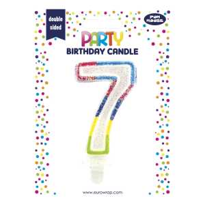 Clairefontaine Kerze Zahl, 7 5033601866664