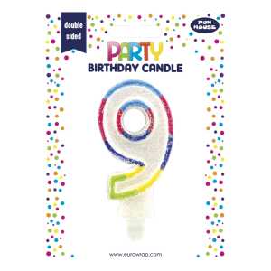 Clairefontaine Kerze Zahl, 9 5033601866626