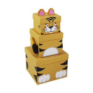Exacompta Tiger Set 3 Boxen viereckig
