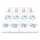 Exacompta Set12 Miniboxen Motiv sort bedruckt