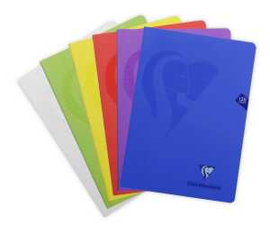 Clairefontaine Mimesys Heft PP A4 60Bl linRd sort