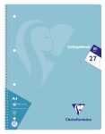 Clairefontaine Collegeblo 80 Blatt 90g Lin 27 D-Rd