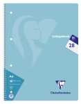 Clairefontaine Collegeblock 80Bl 90g Lin 28 D-Rd