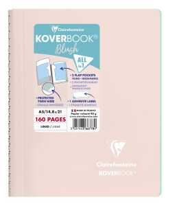 Clairefontaine Spiralblock lin KB Blush A5 ros