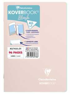 Clairefontaine Heft 48Bl lin KoverbookBlush A5 ros