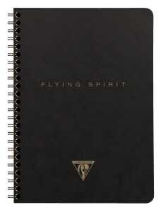 Clairefontaine FSp Spiralb lin sw 14x8x21 60Bl st