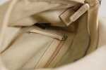 Clairefontaine FSp Ledertasche beige 23,5x2x19