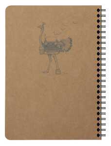 Clairefontaine FSp Spiralb lin Kra 14x8x21 60Bl st