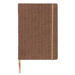 Clairefontaine Egypte Notizb A5 KLeder br blanco 72Bl