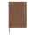 Clairefontaine Egypte Notizb A5 KLeder br blanco 72Bl