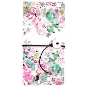 Clairefontaine Bloom Notizb slim 9x18 40Bl bl sort