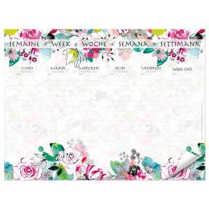 Clairefontaine Bloom Wochenplaner 55Bl 30x40