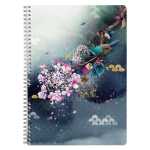 Clairefontaine CC6 Spiralheft A4 74Bl linR sort