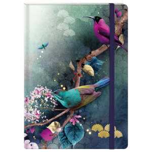 Clairefontaine CC6 Heft geb A6 80Bl lin Kunstleder