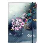 Clairefontaine CC6 Heft geb A5 80Bl bl GZ Kunstleder