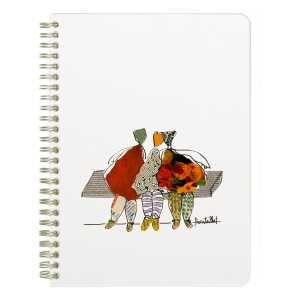 Clairefontaine Ritourn Spiralbuch A5 74Bl lin sort