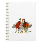 Clairefontaine Ritourn Spiralbuch A5 74Bl lin sort