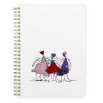 Clairefontaine Ritourn Spiralbuch A5 74Bl lin sort